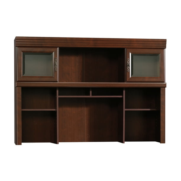L 36.02 71.10 x W Sauder Affirm Storage Hutch 14.49 x H Classic Cherry Finish L 36.02 71.10 x W Sauder Affirm Storage Hutch 14.49 x H Classic Cherry Finish
